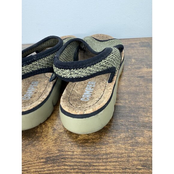 Camper Orunga Green Mesh Sandals - Size 7 - Picture 4 of 8